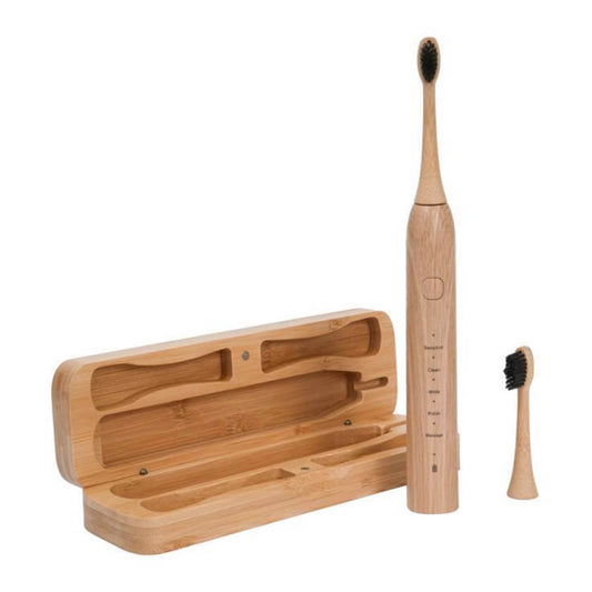 Bambusová elektrická zubná kefka